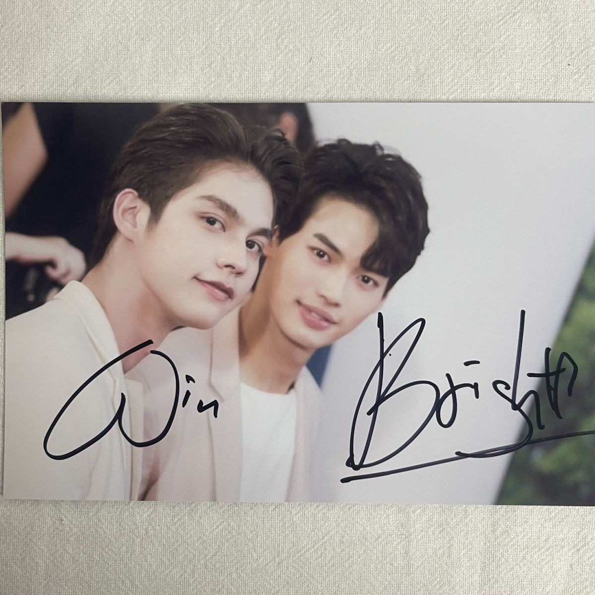 brightくんサイン brightwin 2gether brightくん 直筆サインstartdee