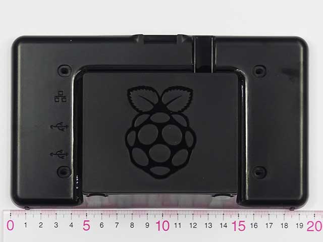Raspberry Pi 7インチタッチスクリーン用ケース ブラック: 開発ツール