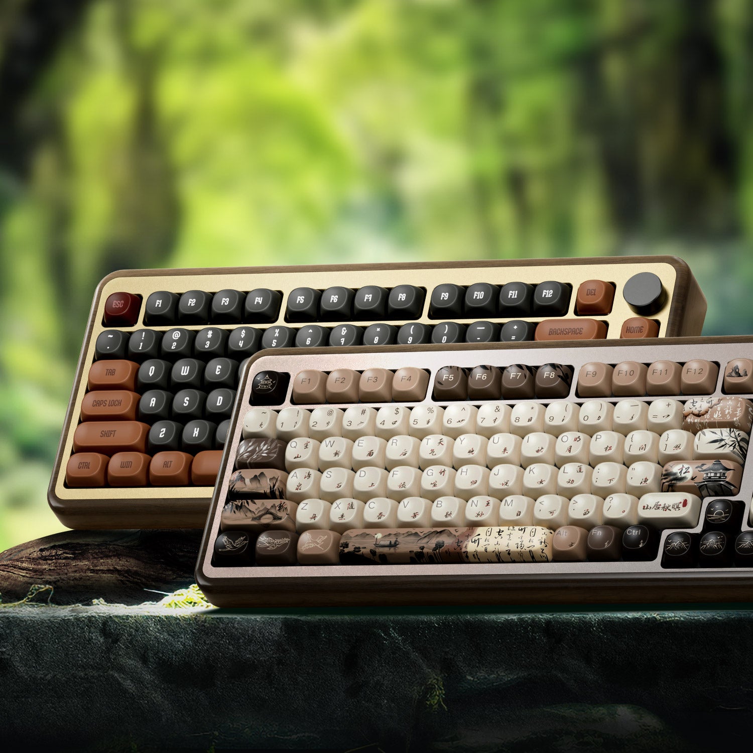 Akko MU02 Mountain Seclusion Wooden Keyboard | AKKO EU