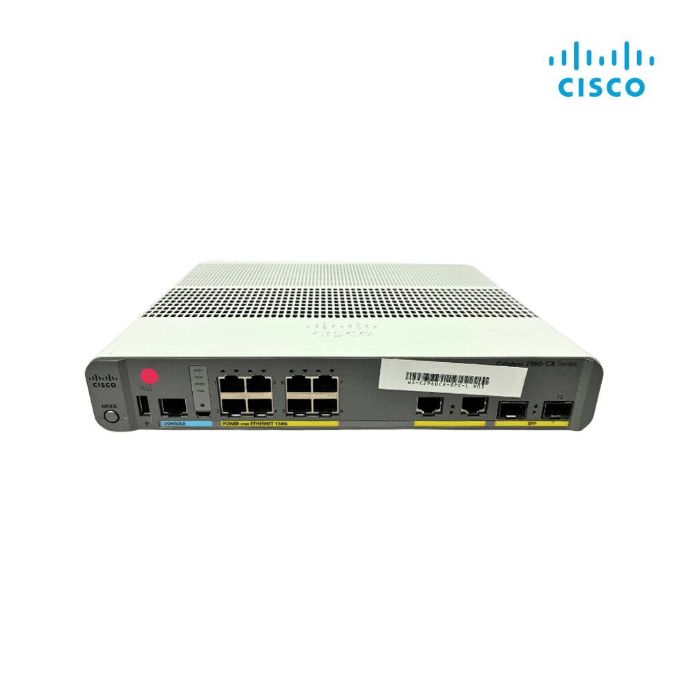 Cisco WS-C2960CX-8PC-L Network Switch - AH Tech Solutions