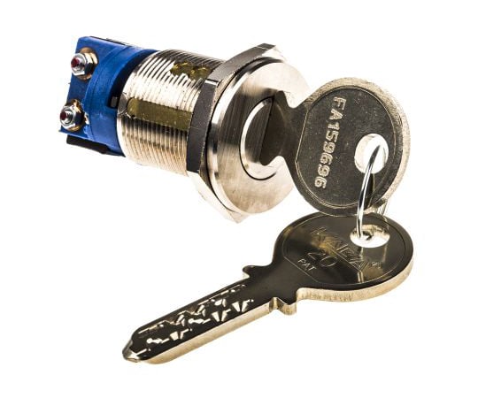 63-4655-52 キースイッチ 2極 K640062-NI 【AXEL】 アズワン