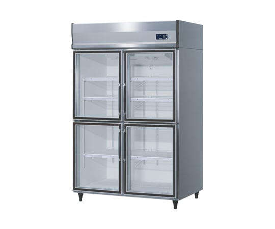 63-6483-35 冷蔵庫（ガラス扉） NDRG-1080EC 【AXEL】 アズワン