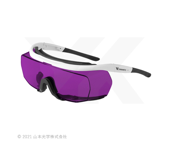 未使用】山本光学 レーザー光 遮光めがね YL-717M 可視光半導体 【公式