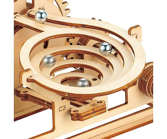 68-5386-08 木製スパイラルコースタークラフトキット 58447 【AXEL