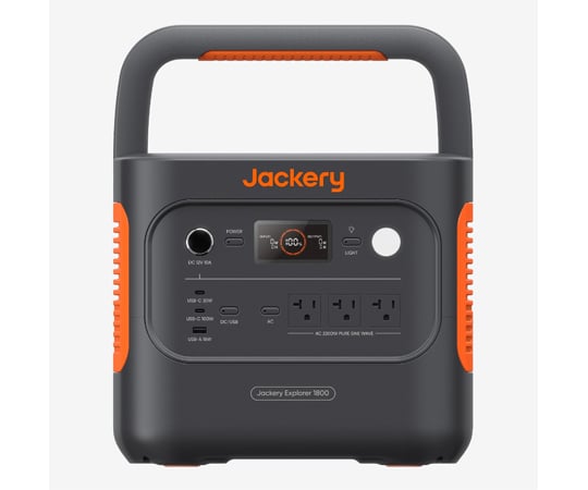 69-8784-47 Jackery ポータブル電源 1800 JE-1800A 【AXEL】 アズワン