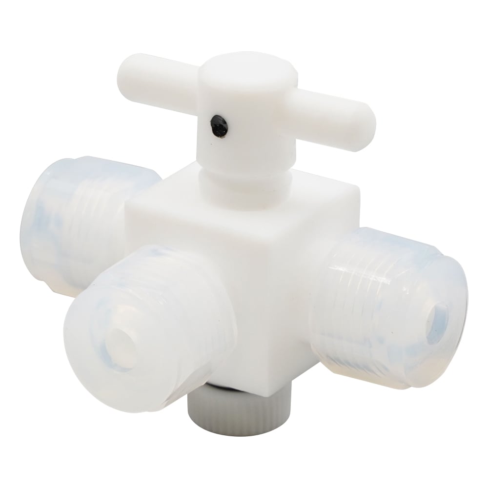 7-286-05 YK接続3方コック(接続型) 6mm 【AXEL】 アズワン