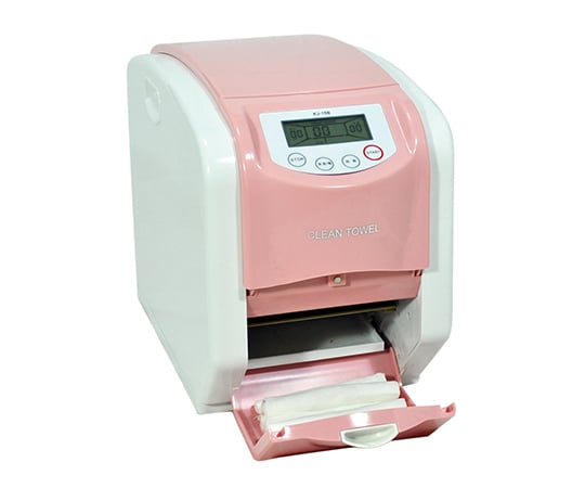 7-6478-02 おしぼり自動製造機 ピンク KJ-15B-P 【AXEL】 アズワン