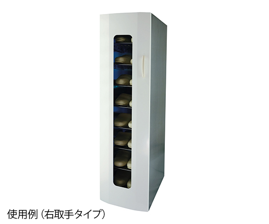 7-8105-01 UVクリーン キュート（殺菌スリッパ保管庫） 8足 右取手