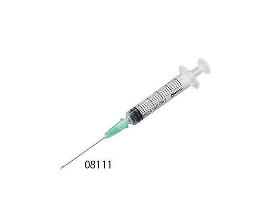 8-1701-13 シリンジ(針付き) 2.5mL 21G 1・1/2(38mm) RB 100本入 08