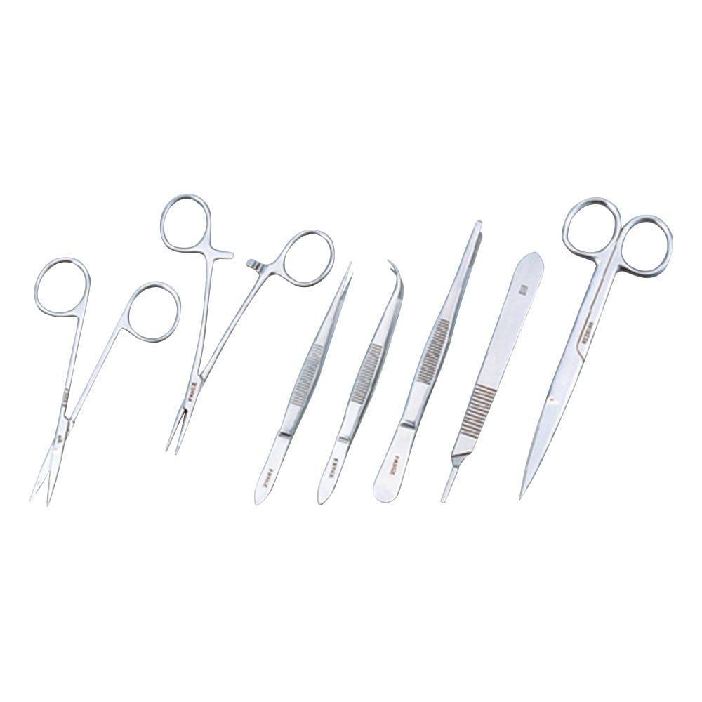 1-8278-02 小動物解剖セット 7本セット 小 【AXEL】 アズワン