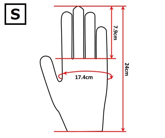 3-4496-13 サニーフーズニトリル手袋エコノミー ボックスパック S 100