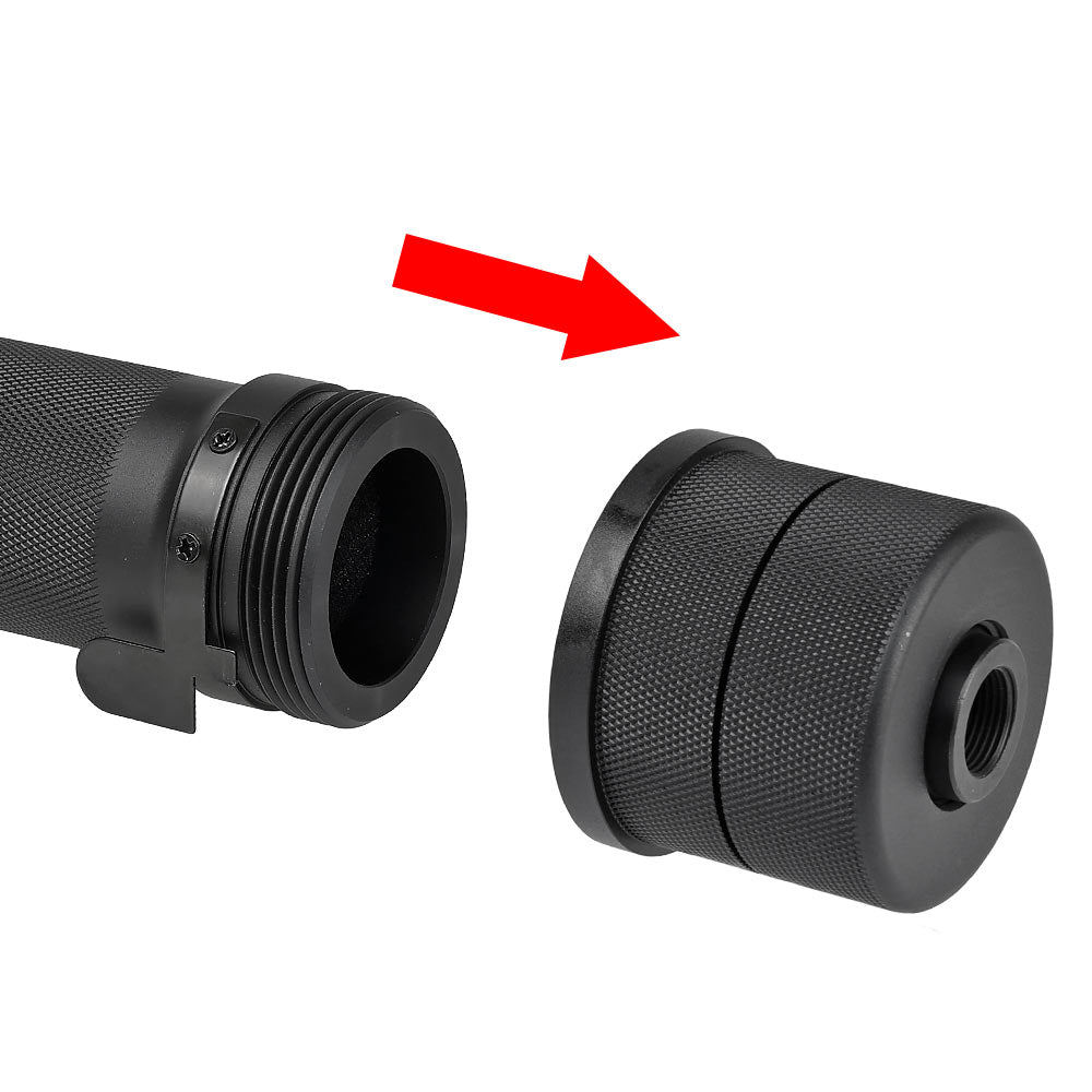 5KU 製 】 14mm 逆ネジ 対応 PBS-1 MINI サイレンサー サプレッサー