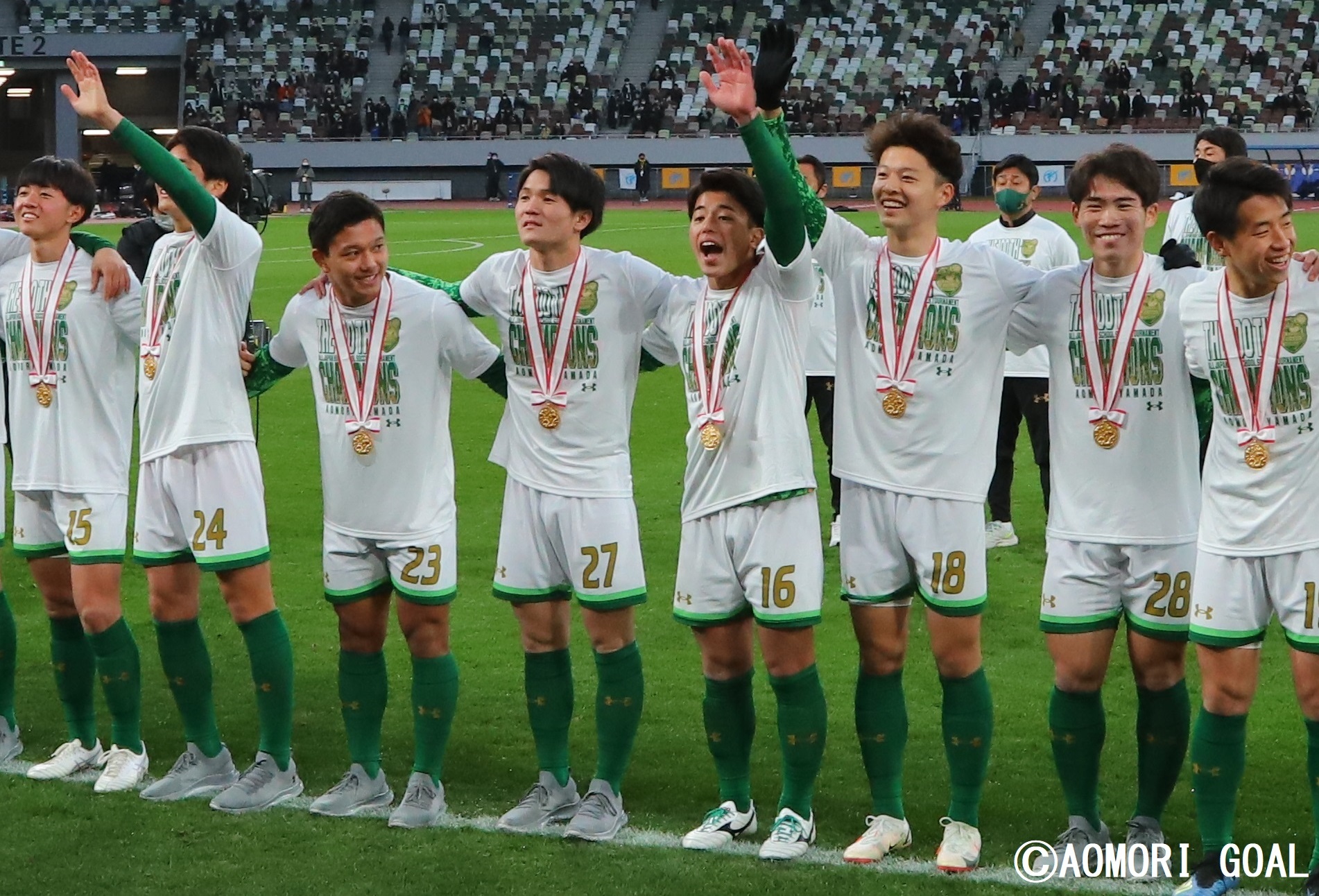 3冠達成の青森山田高校、大会を振り返る選手たちの声 ＜No.21