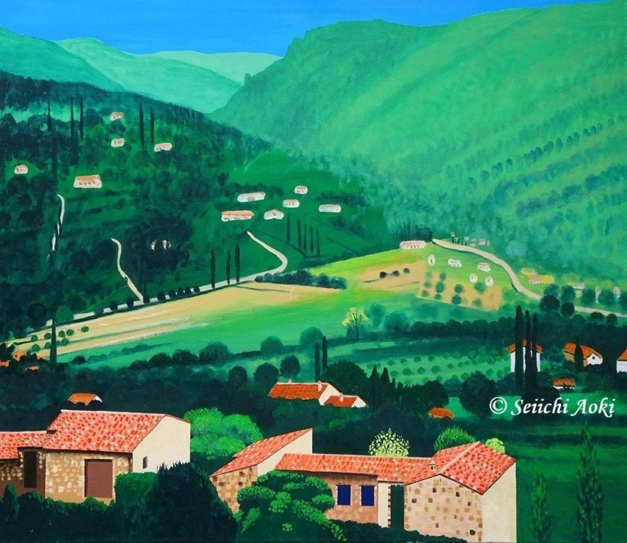 画家 青木誠一 Biography of activity