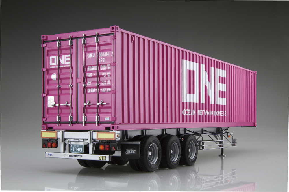 日本トレクス コンテナセミトレーラ40ft 3軸/ONEジャパン - AOSHIMA