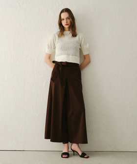 LOULOU WILLOUGHBY】ツイルワイドパンツ|allureville OFFICIAL SITE