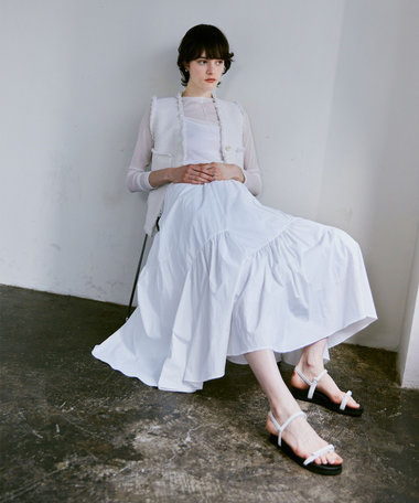 ◇バイヤス切替ギャザースカート|allureville OFFICIAL SITE / ONLINE