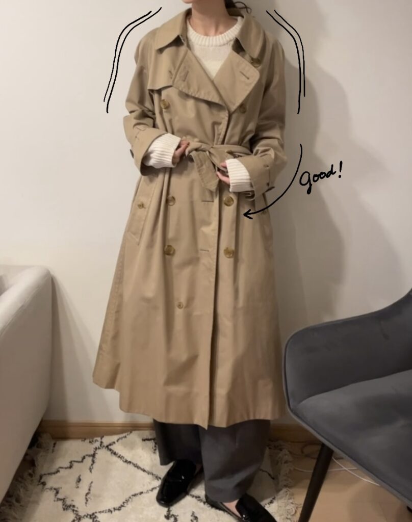 コートのお直し】憧れBurberryのトレンチコート、ヴィンテージのメンズ