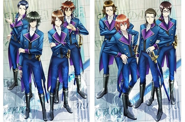 アニメ「K」新ビジュアルにセプター4の隊員たち 2期公式サイトも