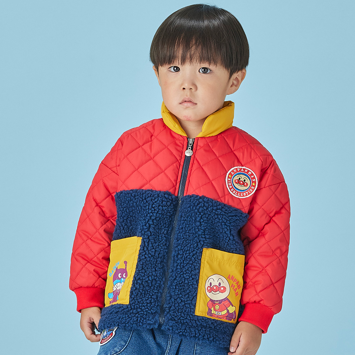 異素材配色切替アウター ｜アイテム｜アンパンマンキッズコレクション