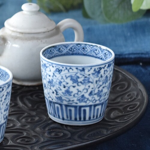 蕎麦猪口 向付 小鉢 - 生活骨董と古布のアンティークショップ antique