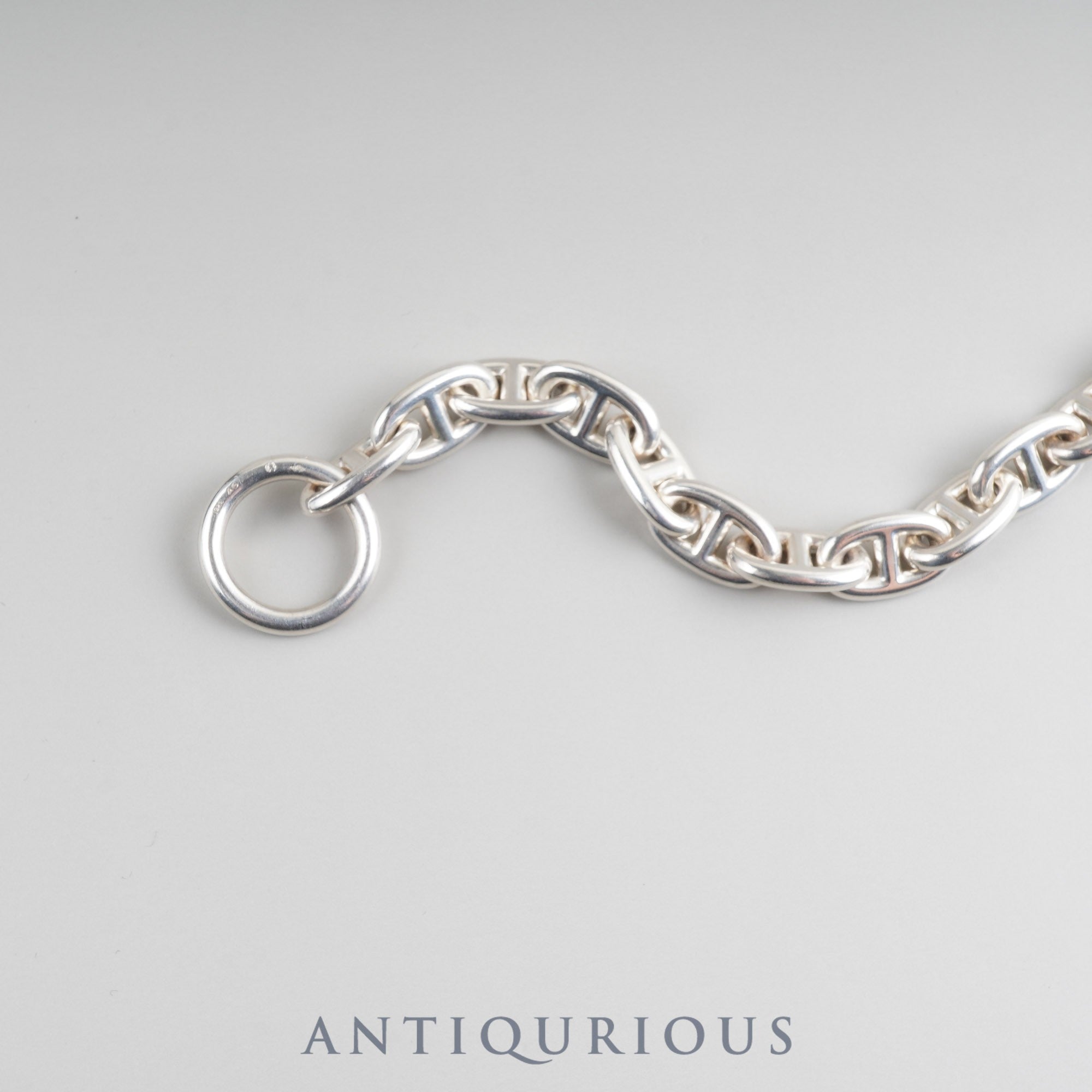 エルメス ブレスレット シェーヌダンクル MM SV925 16コマ マルジェラ