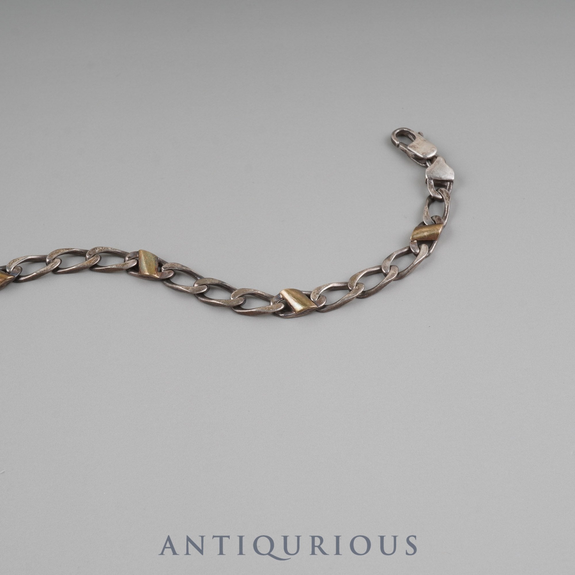 ティファニー ブレスレット フィガロチェーン ヴィンテージ コンビ