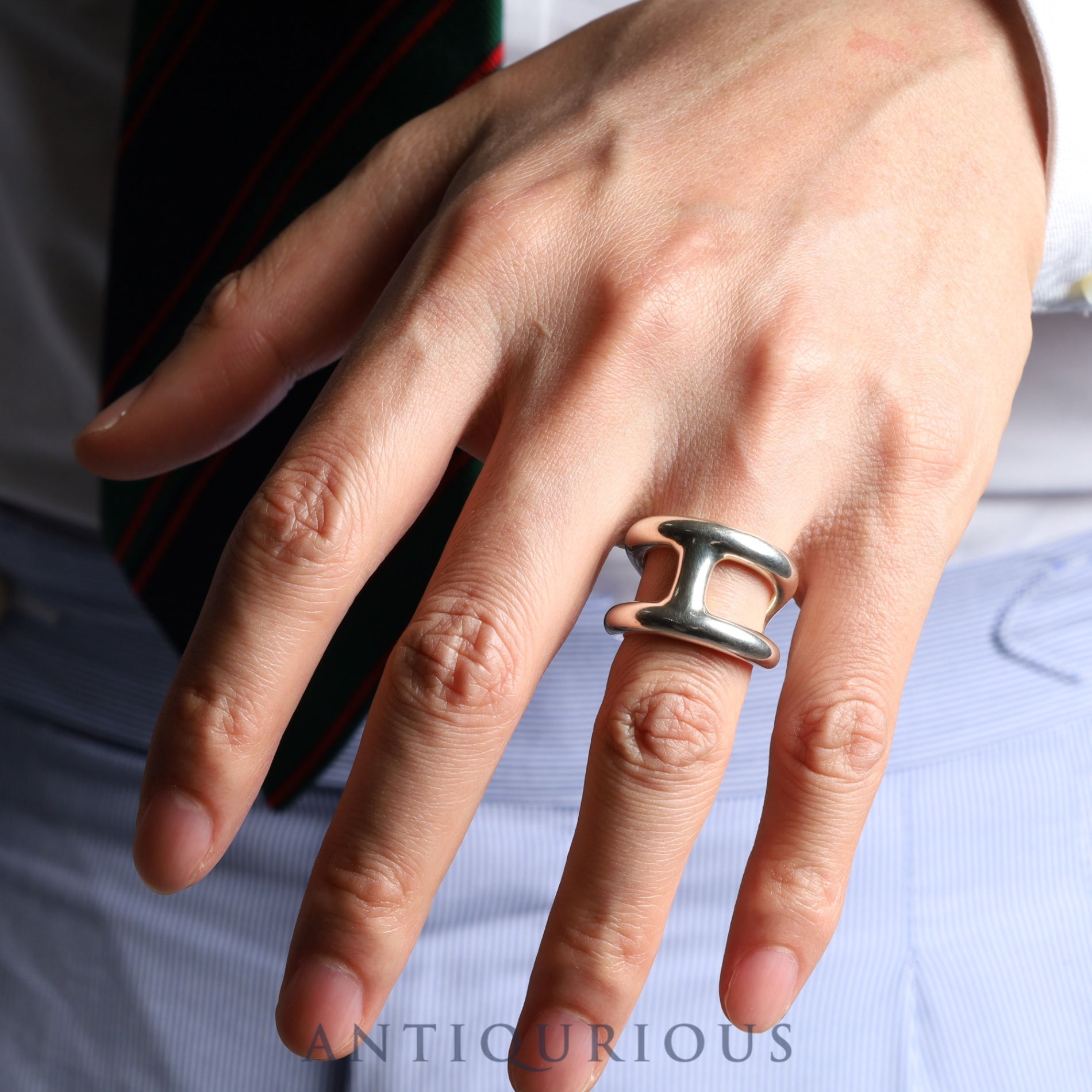 エルメス リング オスモズ GM SV925 #52 箱 22年刻 | 東京銀座の