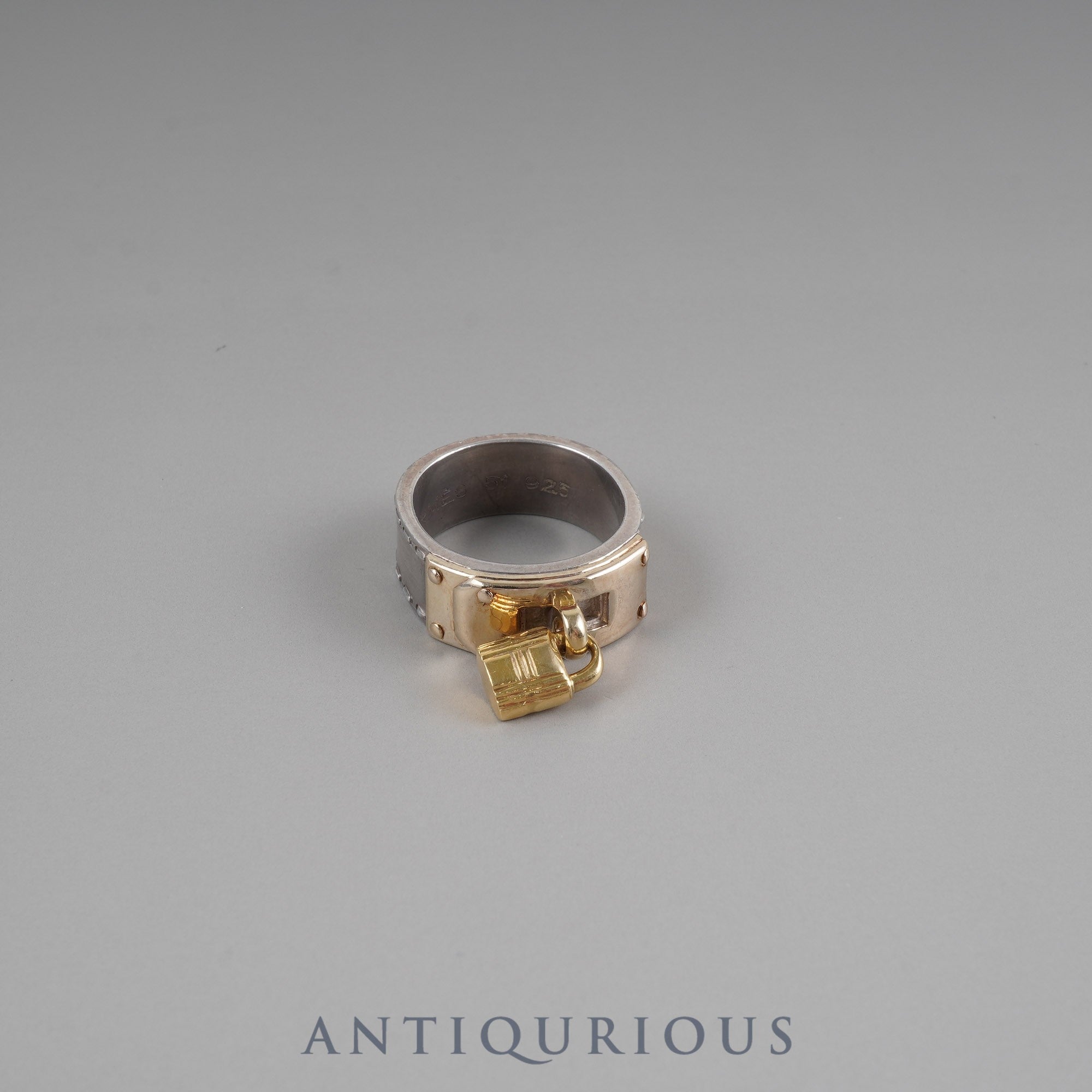 Hermes Kelly Ring SV925/750 #51 | 東京銀座のヴィンテージウォッチ