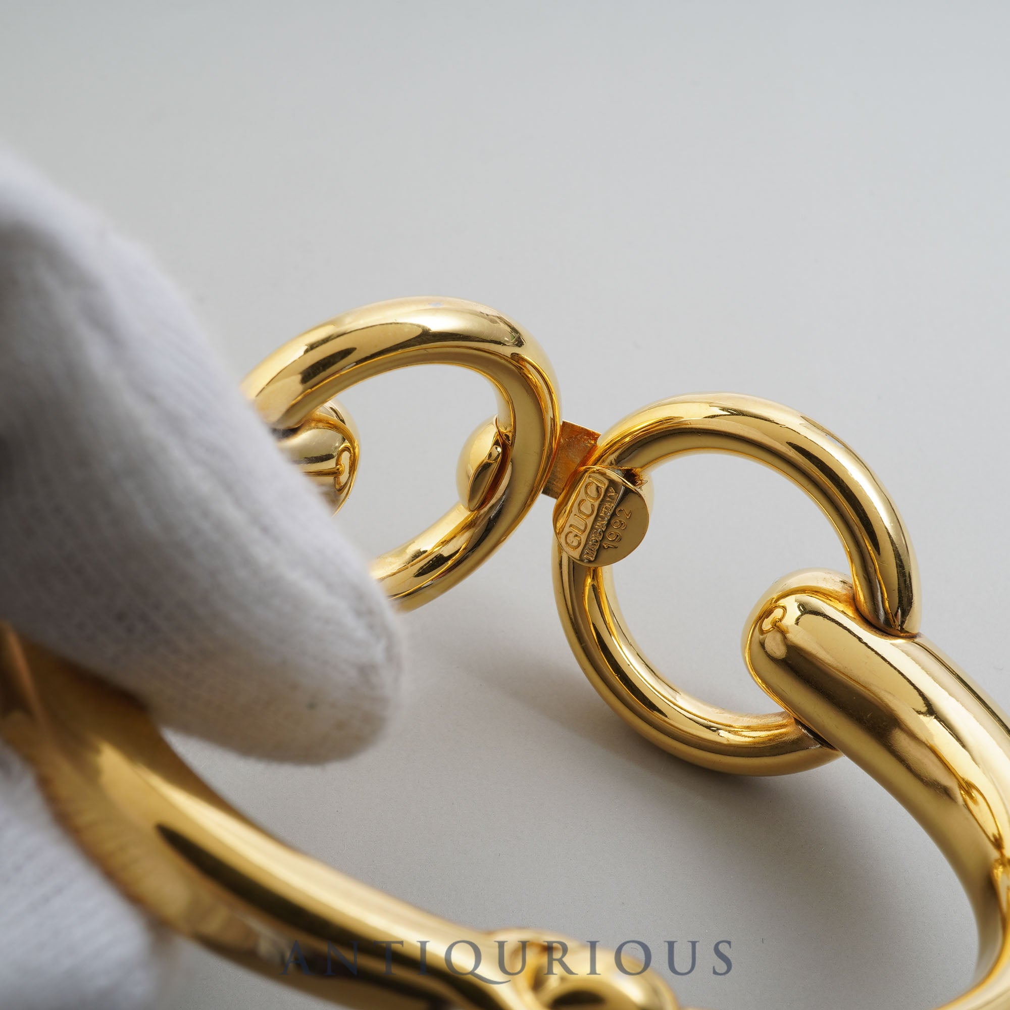 グッチ バングル ブレスレット ホースビット GP 1992 箱 | 東京銀座の
