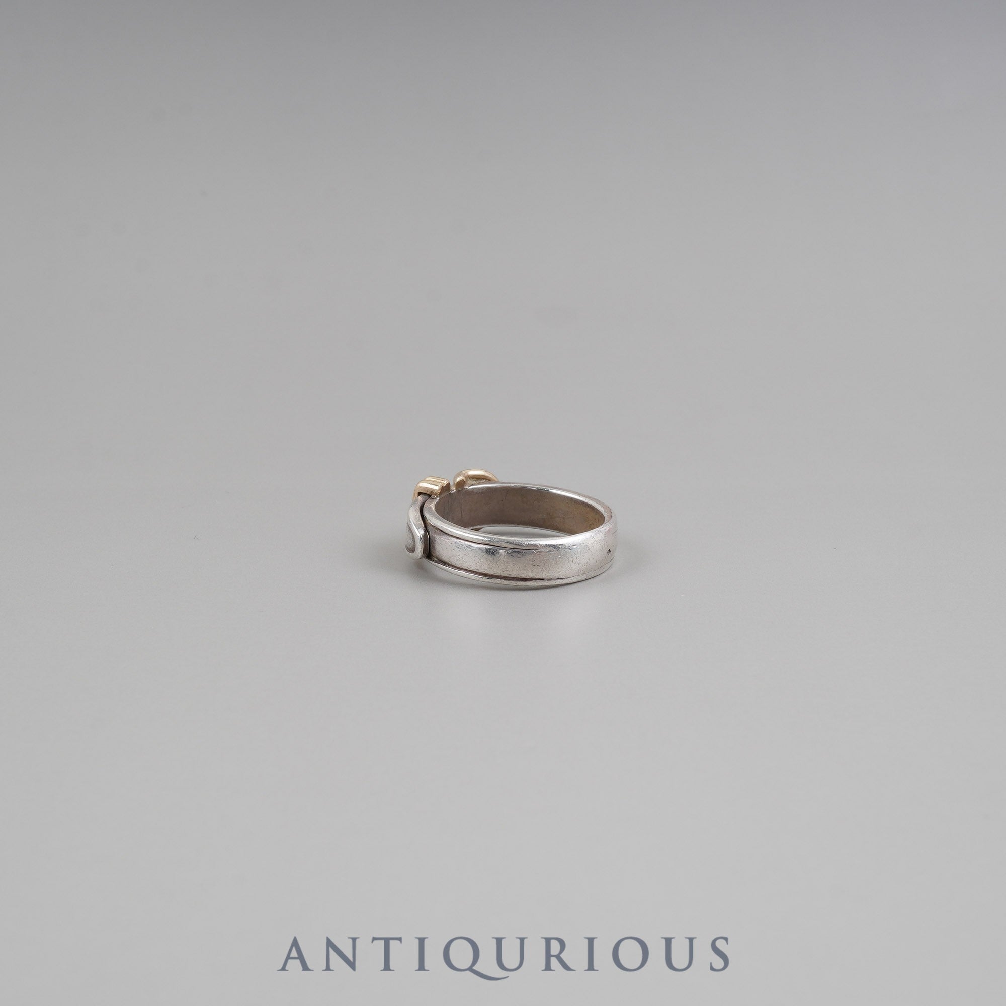 エルメス リング サンチュール コンビ SV925/750 約12号 | 東京銀座の