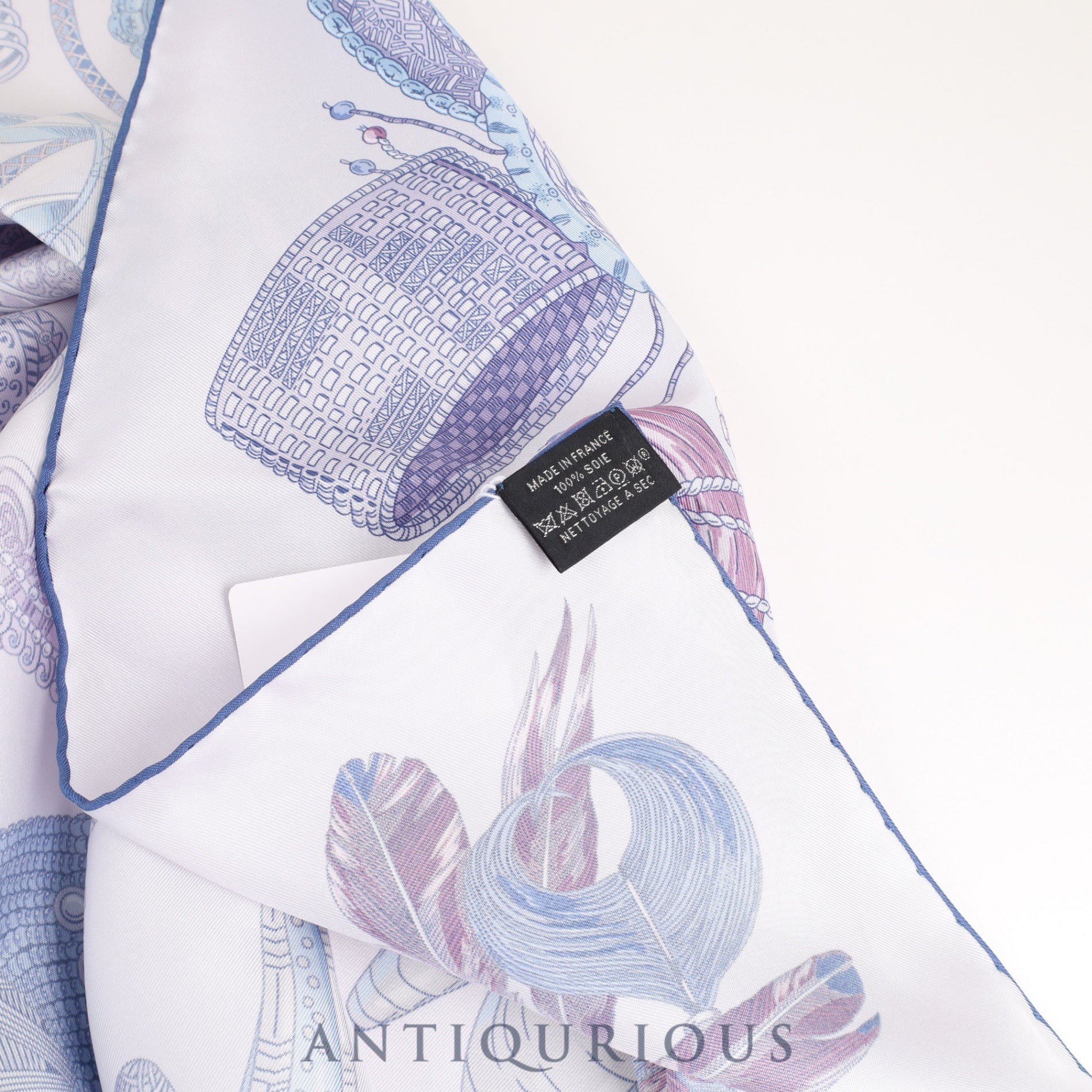 エルメス スカーフ カレ90 BRACELETS DE LUMIERE 光のブレスレット