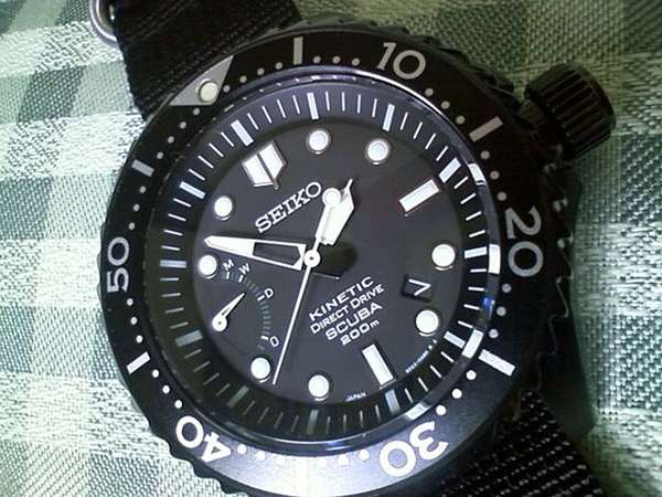 セイコー 200mキネティック ダイレクトドライブ 新品 箱なし おまけ付