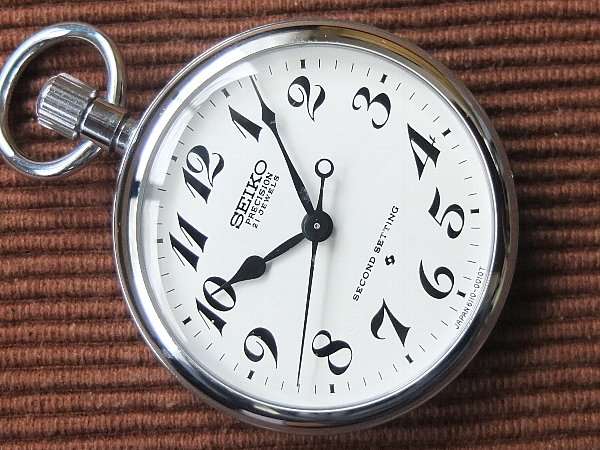 セイコー プレシジョン SEIKO PRECISION 懐中時計 手巻き 21石 新幹線