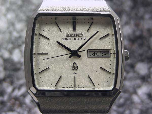 セイコー ツインクオーツ 9721-5040 薄型 スクエア型 ゴールド | アン