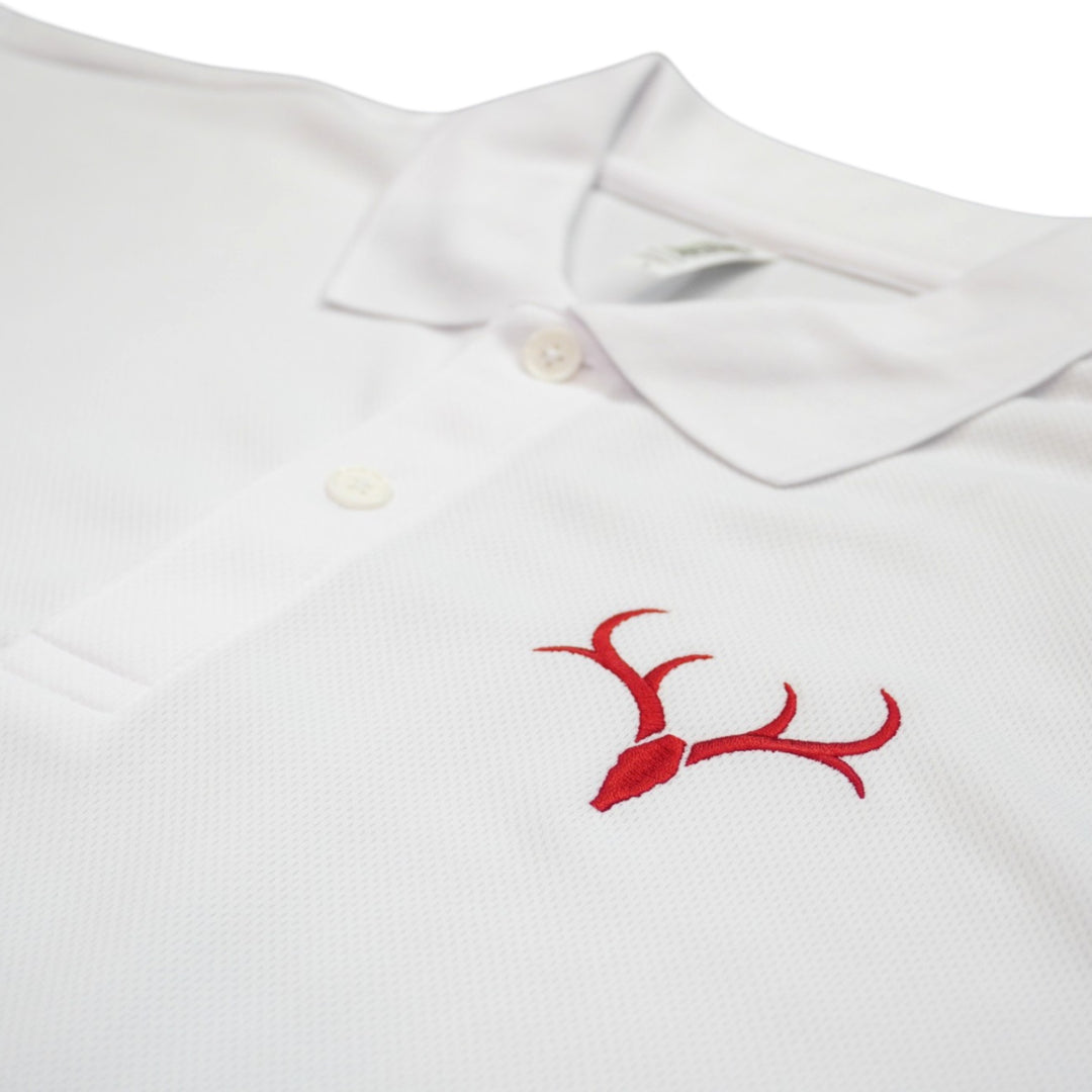 Antlersロゴ ポロシャツ（ホワイト） – 鹿島アントラーズFC - 公式