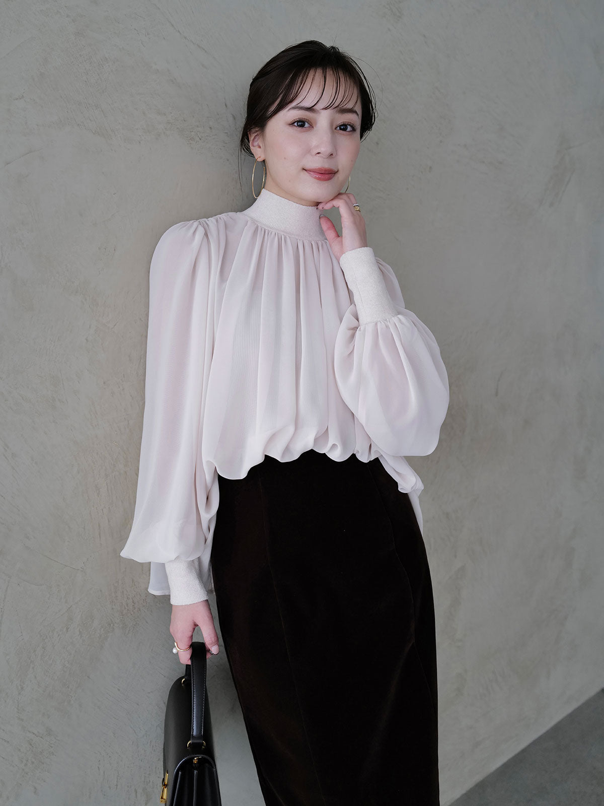 ベルベットナロースカート