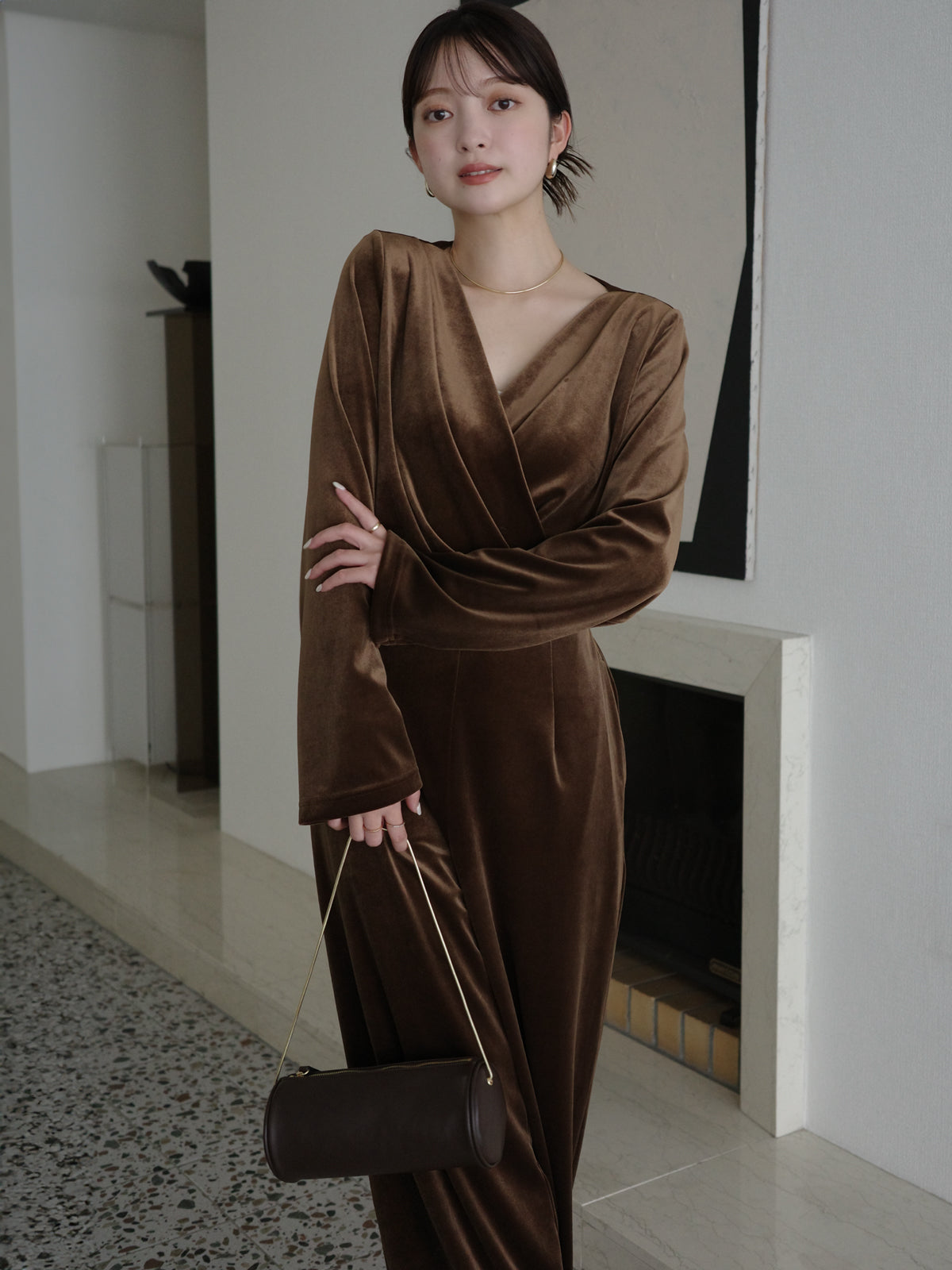 ベロアカットオールインワン