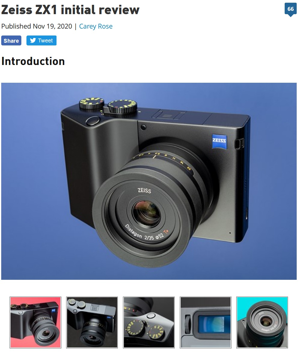 ツアイス「ZX1」は面白いカメラだが、癖が強く非常に高価 - とるなら