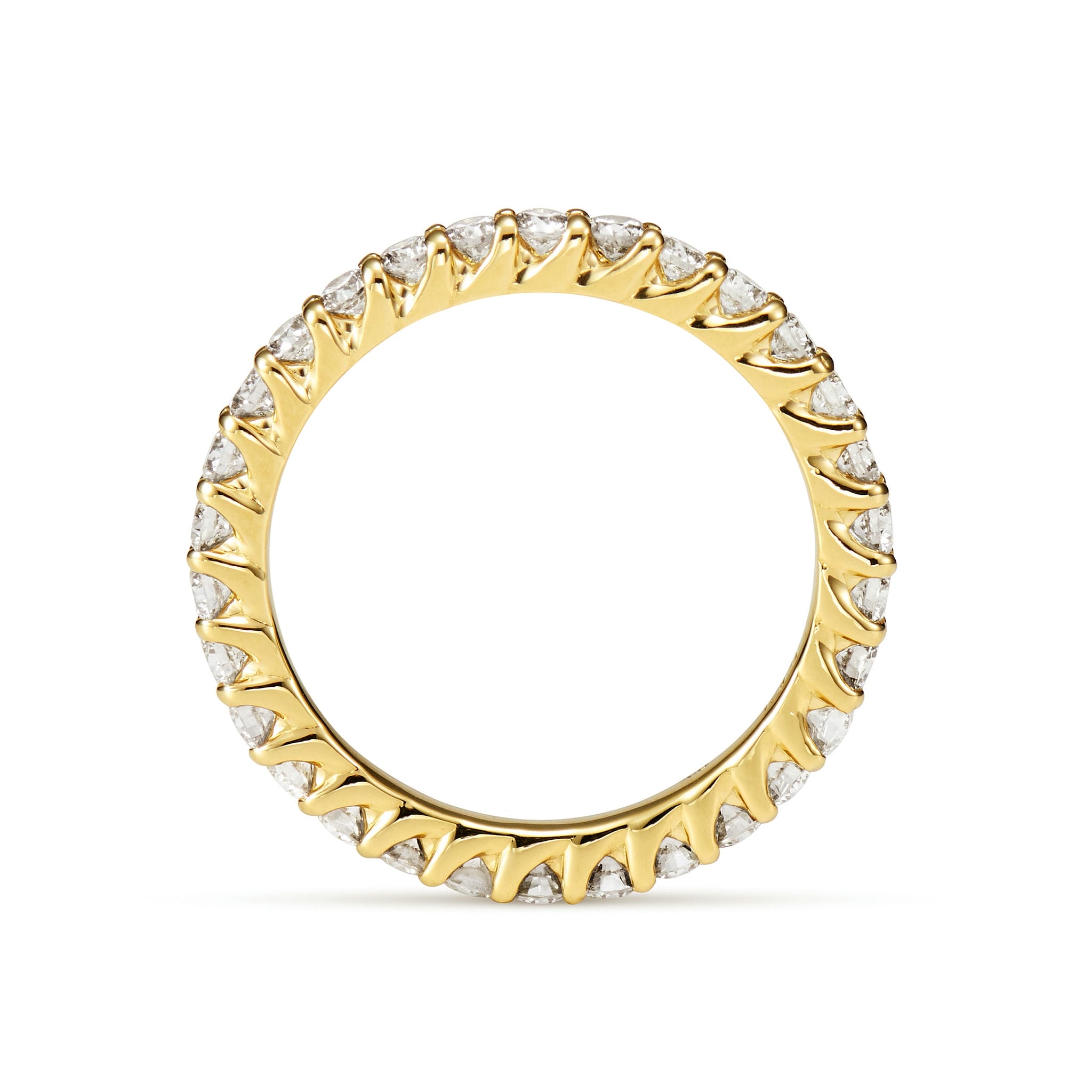 フルエタニティ リング ダイヤモンド 計1.00ct K18YG イエローゴールド