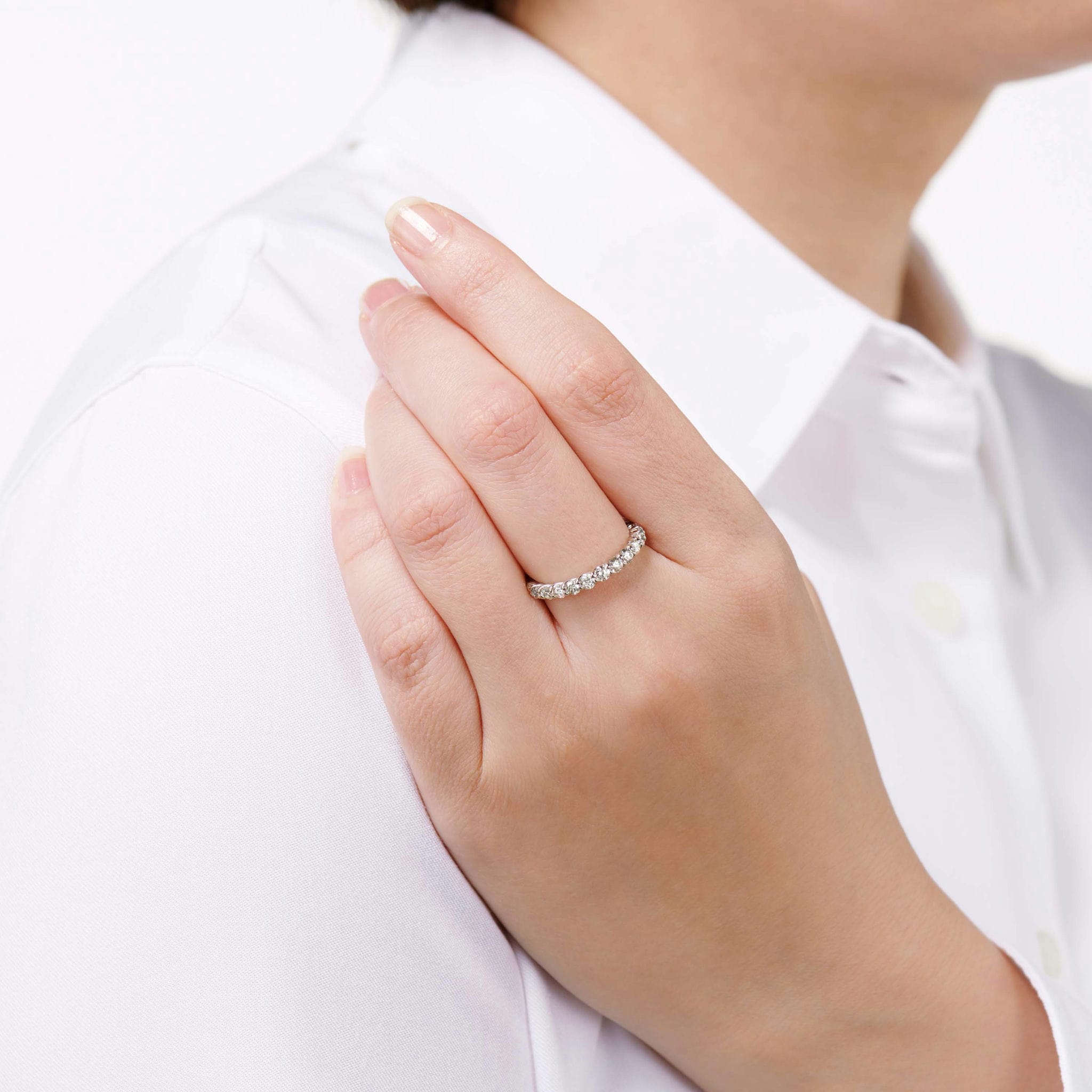 フルエタニティ リング ダイヤモンド 計1.50ct Pt950 プラチナ