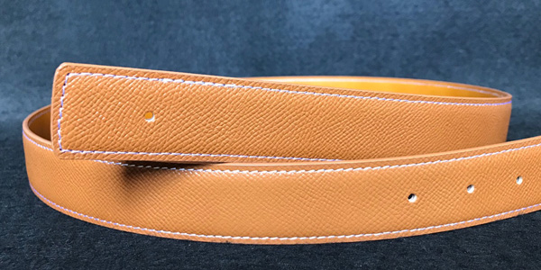 オーダーベルト エルメス Hバックル ベルトのみ｜ハンドメイドの革