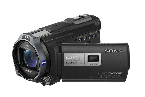 sony HDR-PJ760V プロジェクター内蔵ビデオカメラ 目から鱗