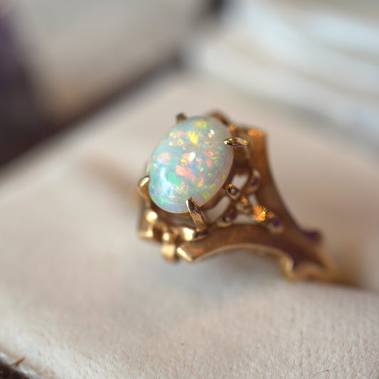 クラシカルなオパールデザインリング | 芦屋Antico