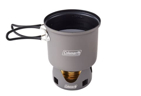 コールマン、ソロキャンプ向けアルコールバーナー&クッカーセット