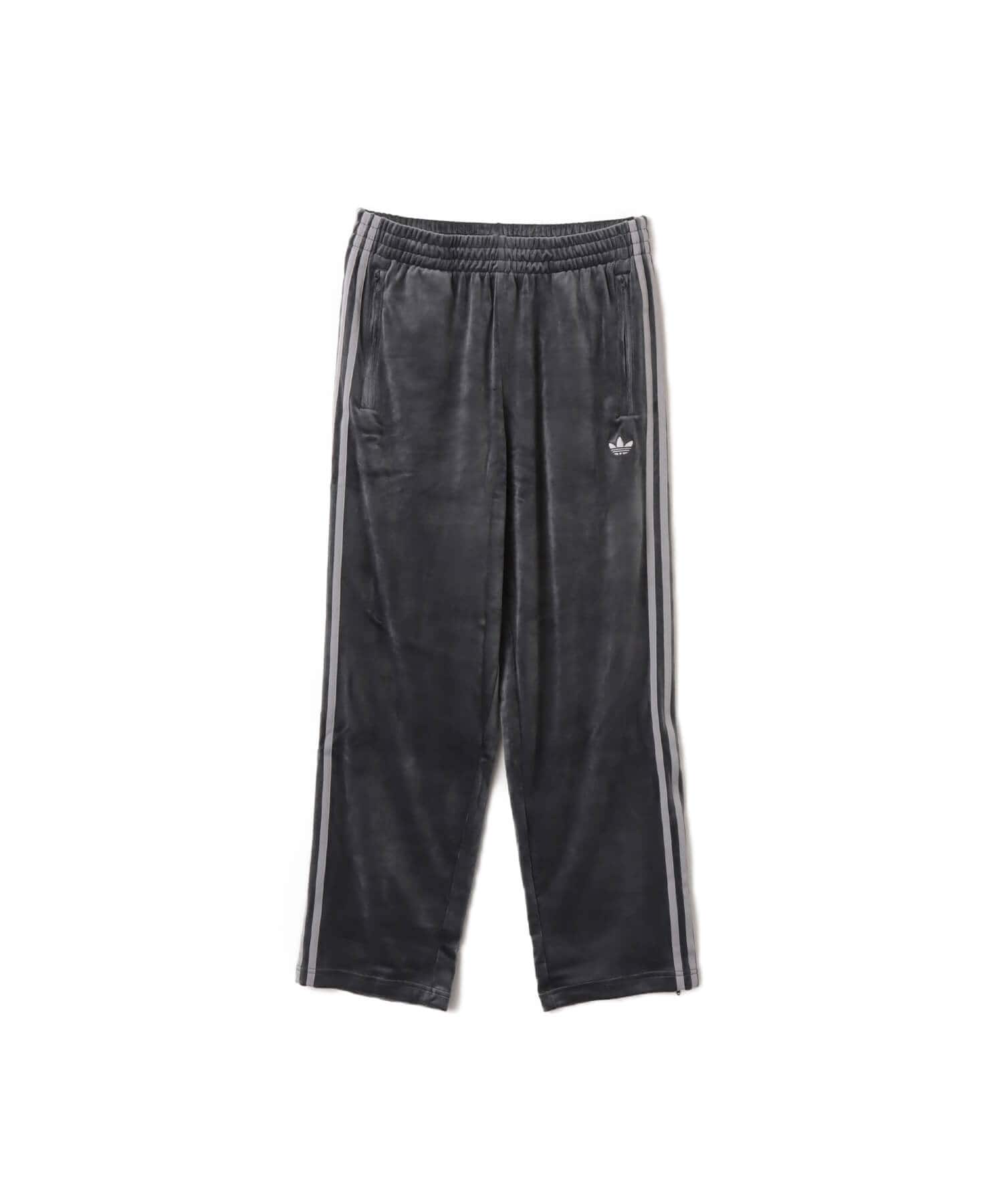 adidas FIREBIRD VELOUR TRACK PANTS ダークグレー（アディダス