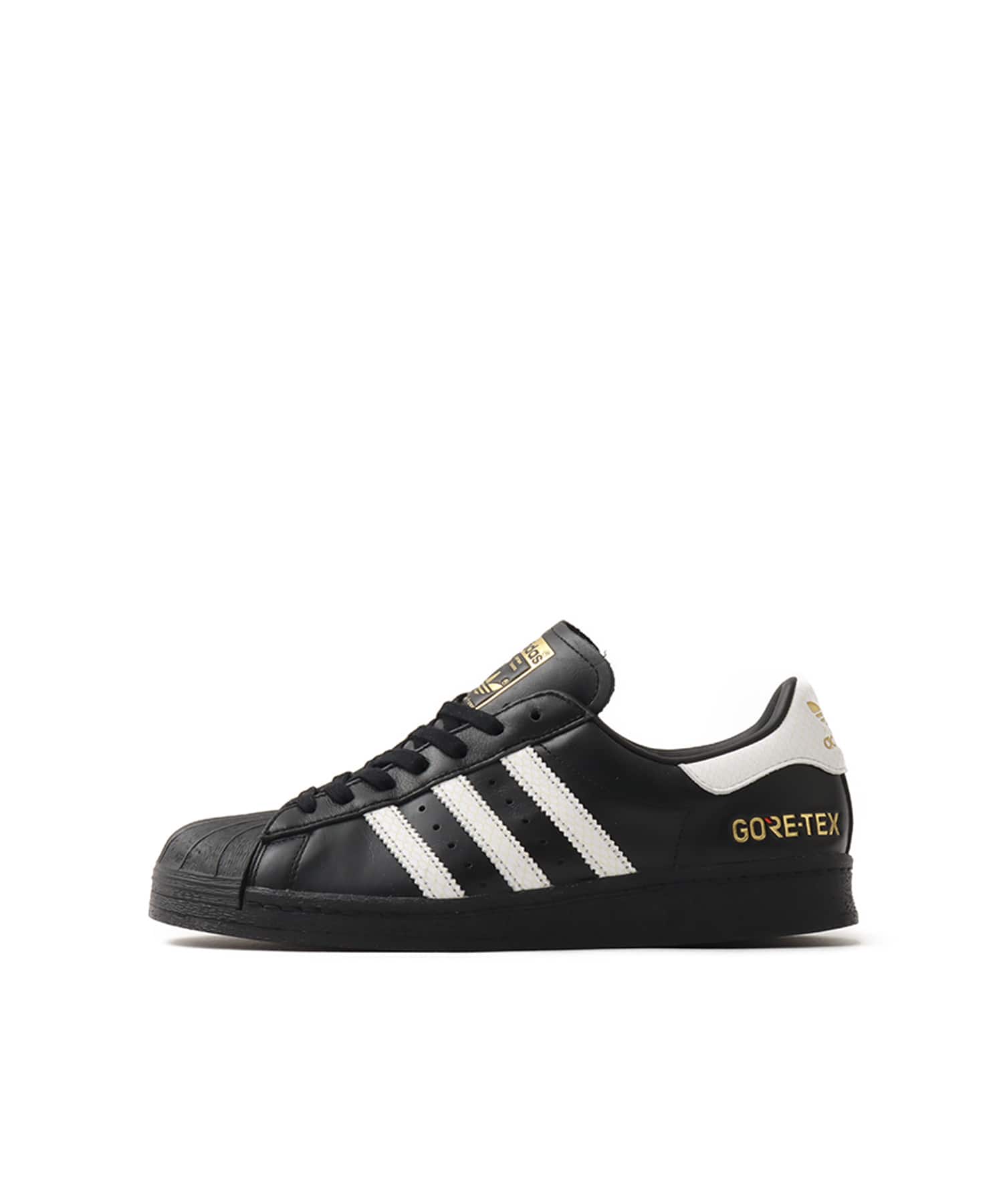 adidas SUPERSTAR 82 GTX atmos“GID-SNK” CBLACK/FTWWHT/GOLDMT