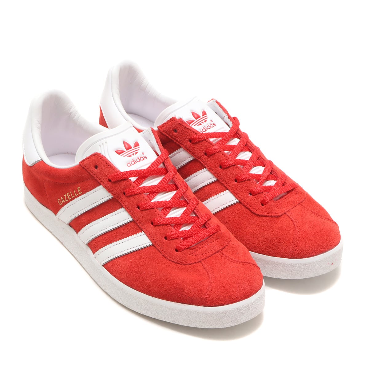adidas GAZELLE 85 BETTER SCARLET/FOOTWEAR WHITE/GOLD METALLIC