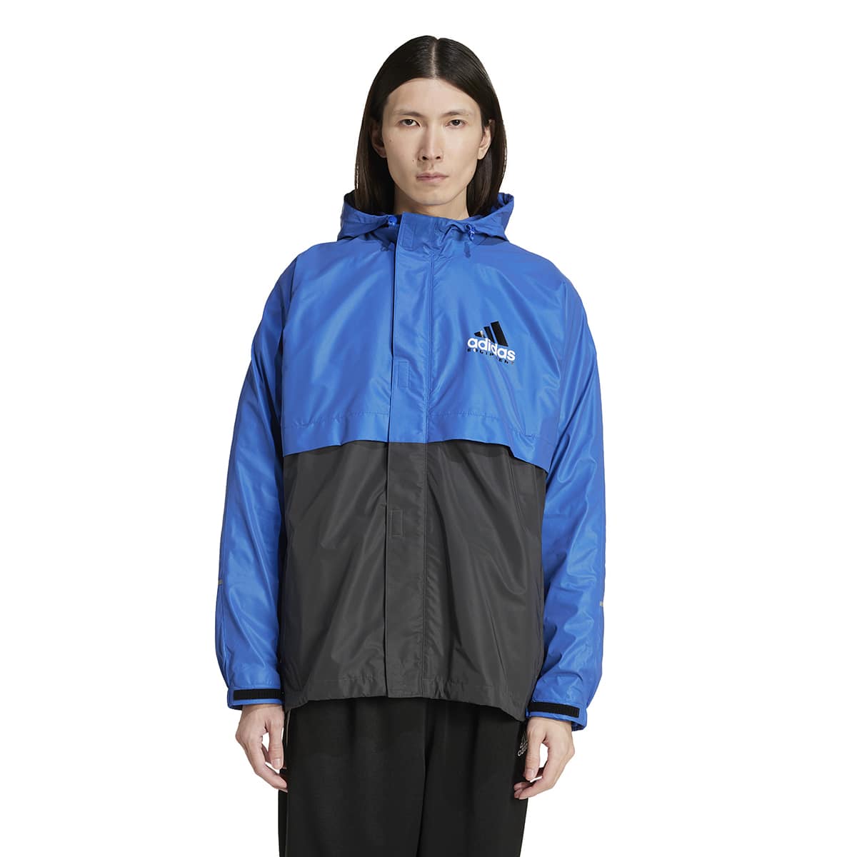 adidas 石見智翠館ウォームアップウェア Lサイズ ネイビー adidas 石見