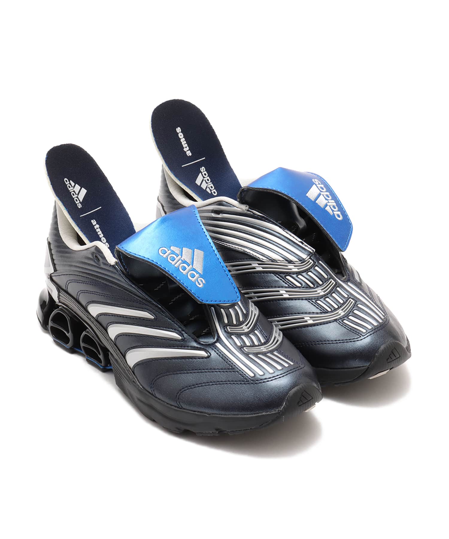 adidas PREDATOR MEGARIDE atmos “BLUE SPIRIT” SILVER METALLIC